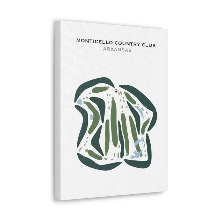 Monticello Country Club, Arkansas - Printed Golf Courses