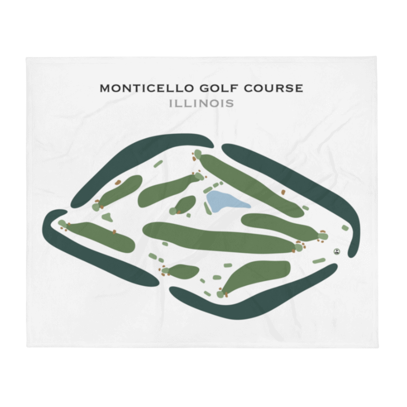 Monticello Golf Course, Illinois - Printed Golf Courses