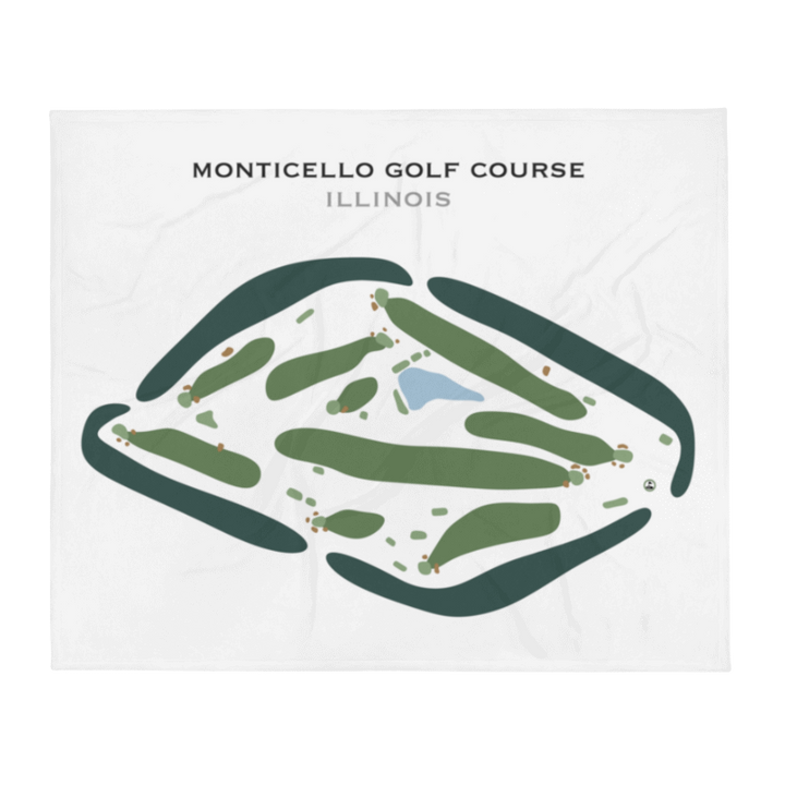 Monticello Golf Course, Illinois - Printed Golf Courses