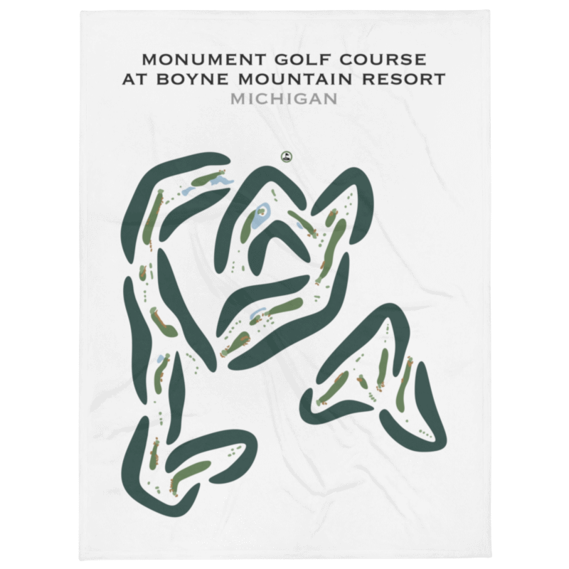 Monument Course at Vintage Club, Michigan - Printed Golf Courses