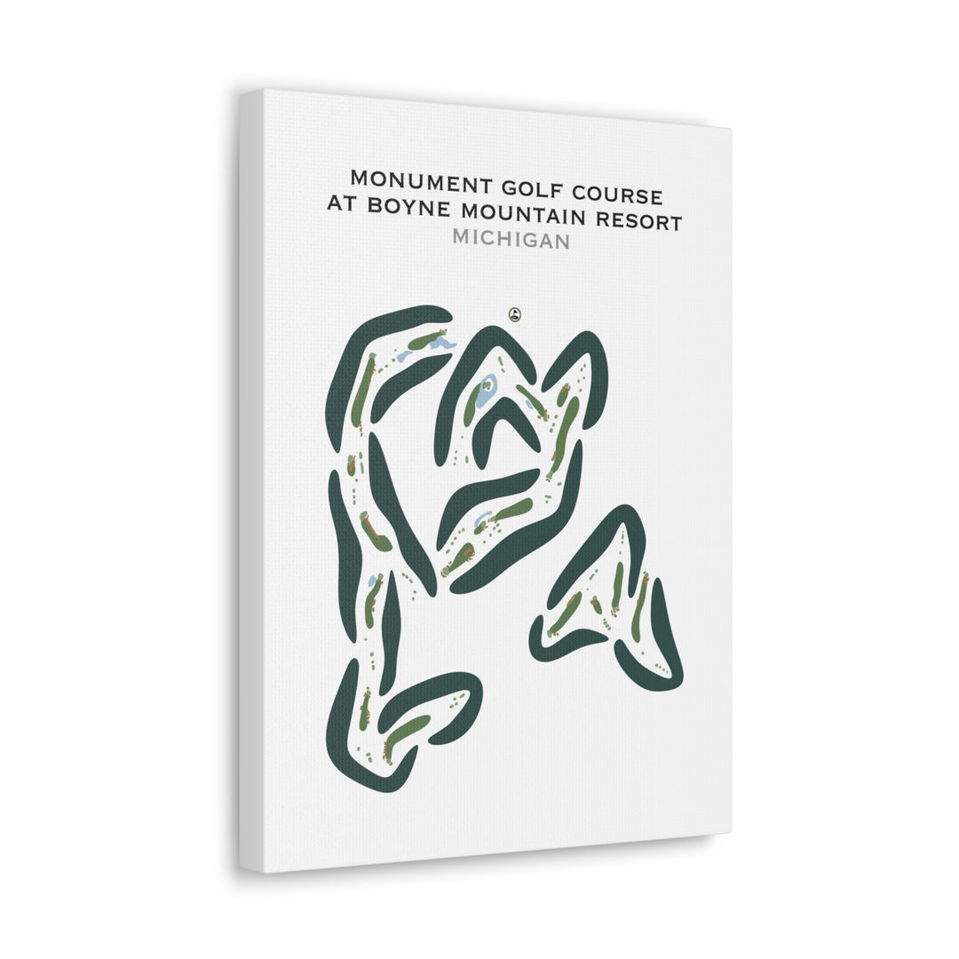 Monument Course at Vintage Club, Michigan - Printed Golf Courses