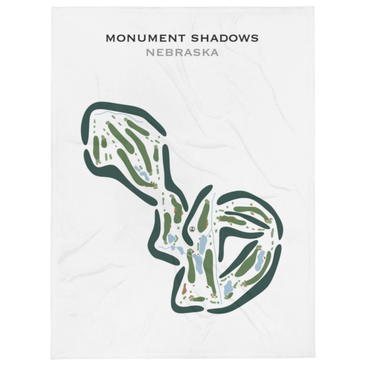 Monument Shadows Golf Course, Nebraska - Printed Golf Courses