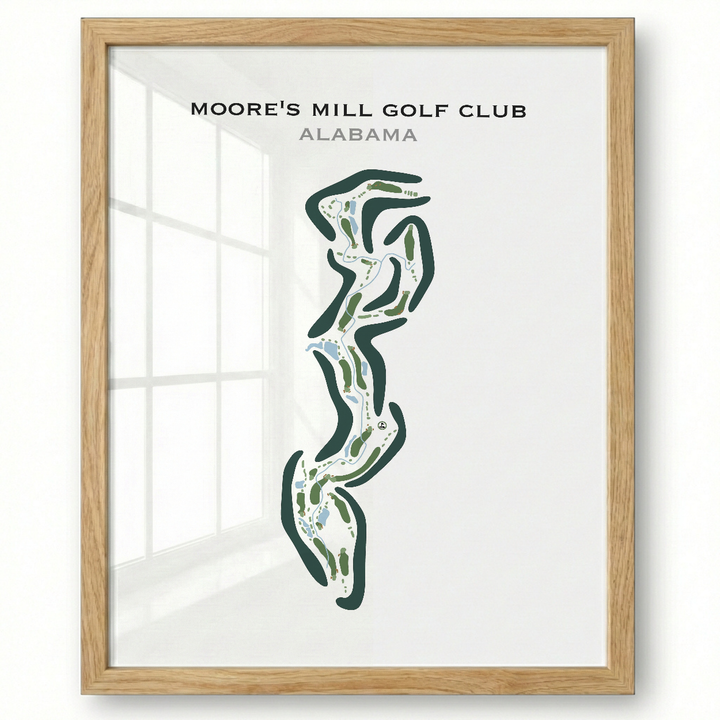 Moore's Mill Golf Club, Alabama - Printed Golf Courses