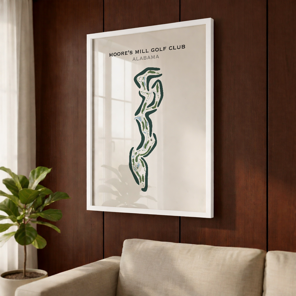 Moore's Mill Golf Club, Alabama - Printed Golf Courses