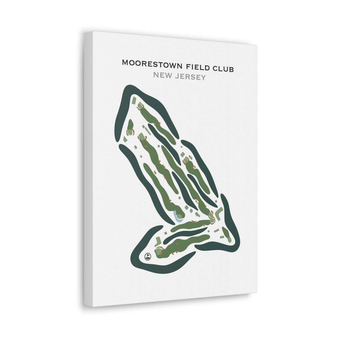Moorestown Field Club, New Jersey - Printed Golf Courses