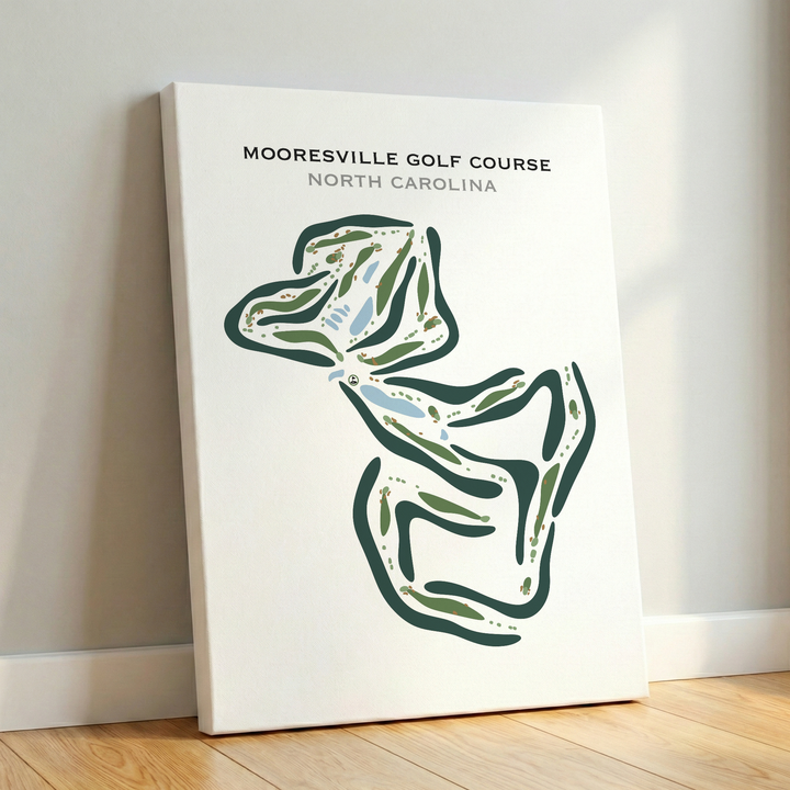 Mooresville Golf Course, North Carolina - Printed Golf Courses