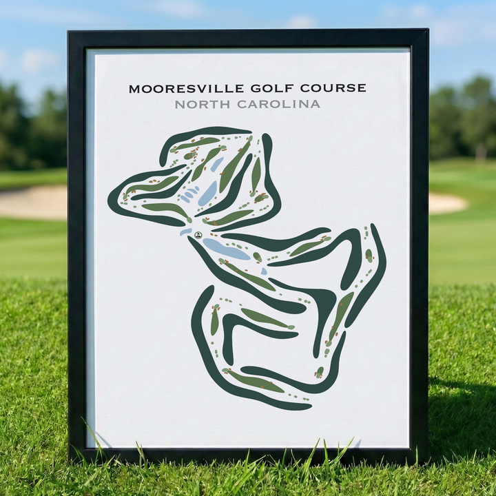 Mooresville Golf Course, North Carolina - Printed Golf Courses