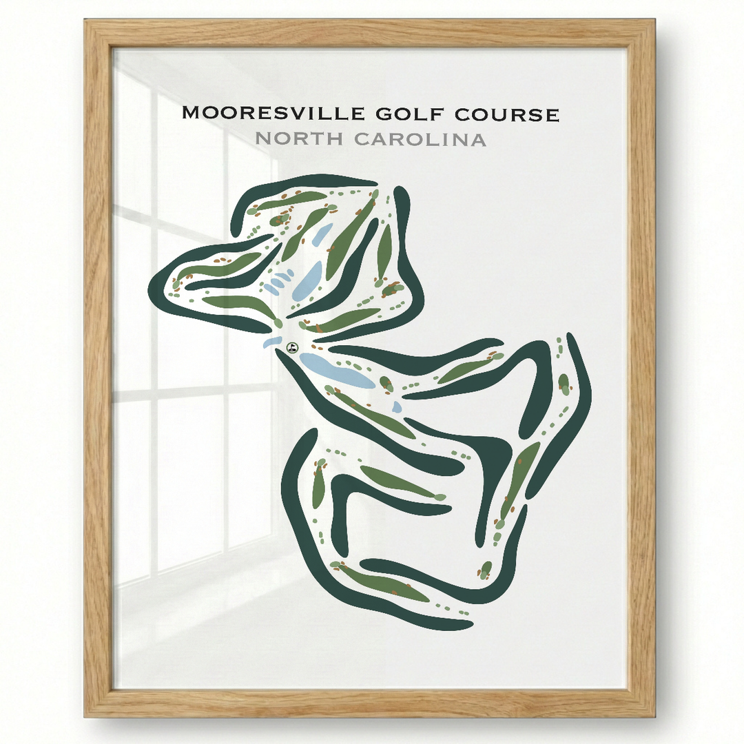 Mooresville Golf Course, North Carolina - Printed Golf Courses