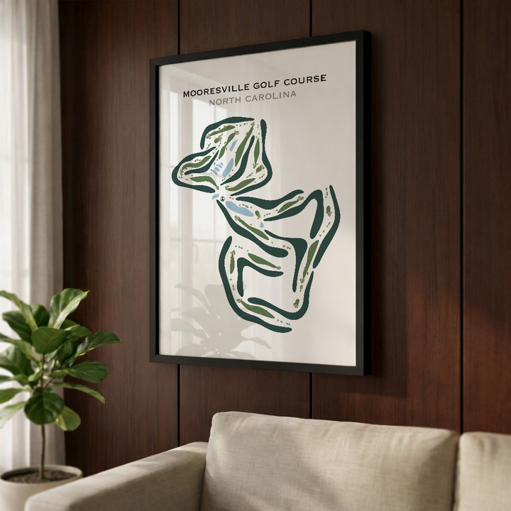 Mooresville Golf Course, North Carolina - Printed Golf Courses