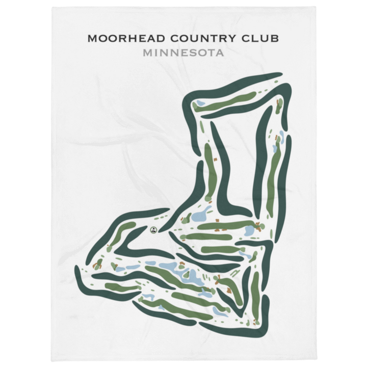 Moorhead Country Club, Minnesota - Printed Golf Courses