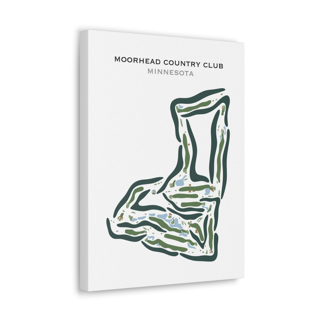 Moorhead Country Club, Minnesota - Printed Golf Courses