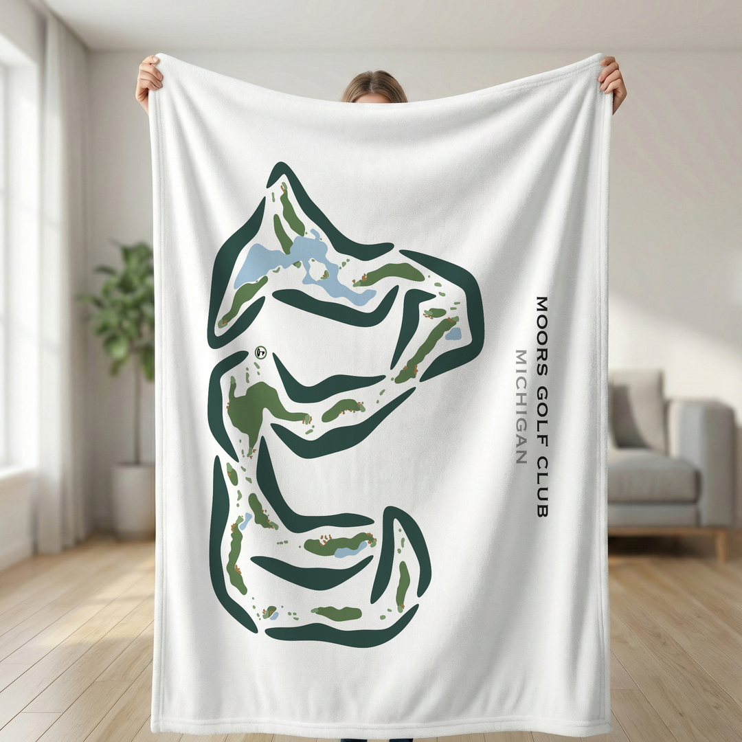 Moors Golf Club, Michigan - Printed Golf Courses