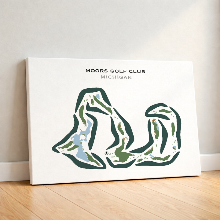 Moors Golf Club, Michigan - Printed Golf Courses