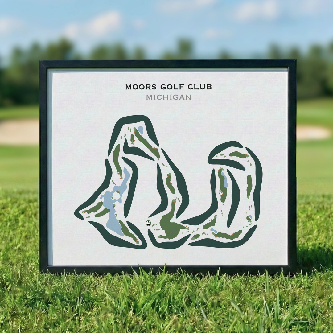 Moors Golf Club, Michigan - Printed Golf Courses