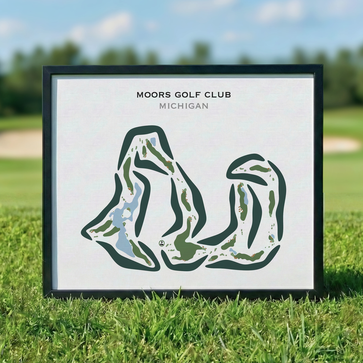 Moors Golf Club, Michigan - Printed Golf Courses