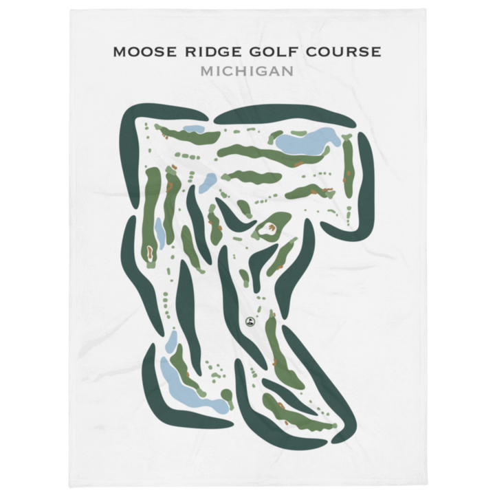 Moose Ridge Golf Course, Michigan - Printed Golf Courses