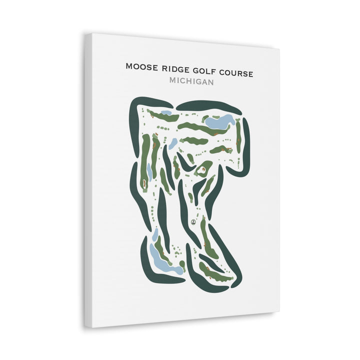 Moose Ridge Golf Course, Michigan - Printed Golf Courses