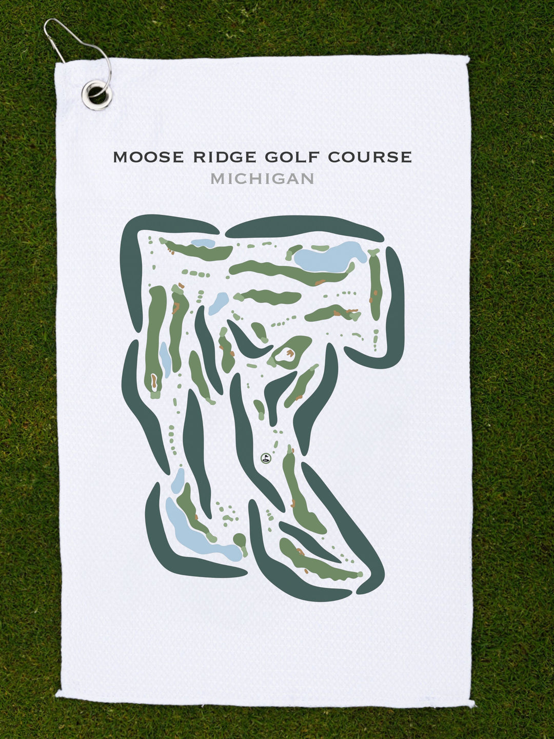 Moose Ridge Golf Course, Michigan - Printed Golf Courses