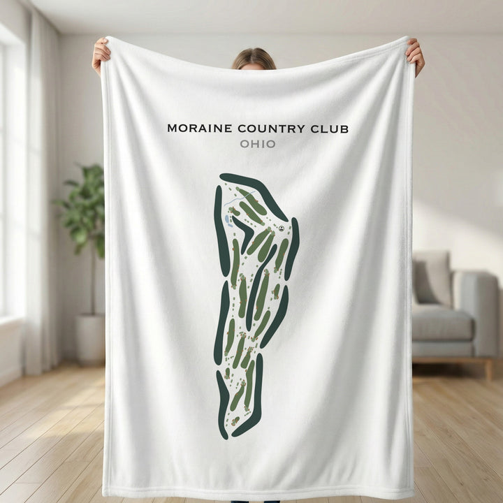 Moraine Country Club, Ohio - Printed Golf Courses