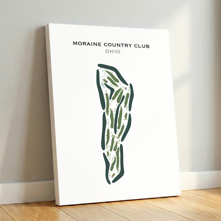 Moraine Country Club, Ohio - Printed Golf Courses