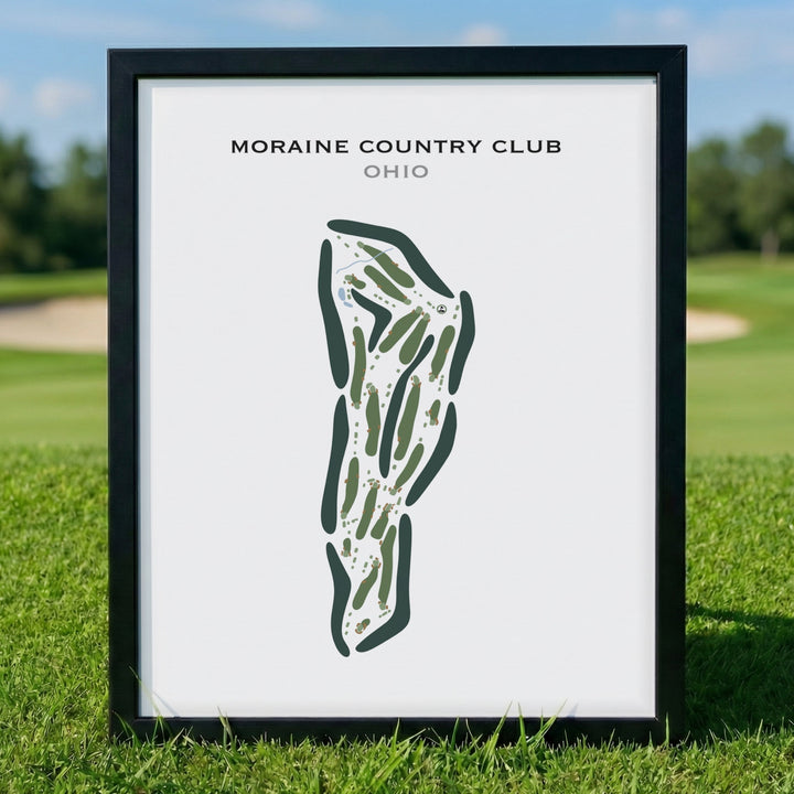 Moraine Country Club, Ohio - Printed Golf Courses
