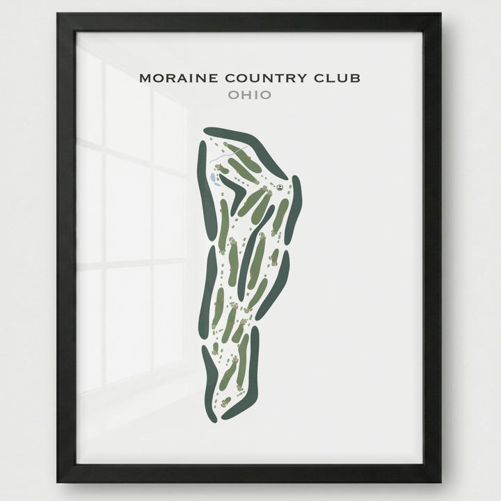 Moraine Country Club, Ohio - Printed Golf Courses
