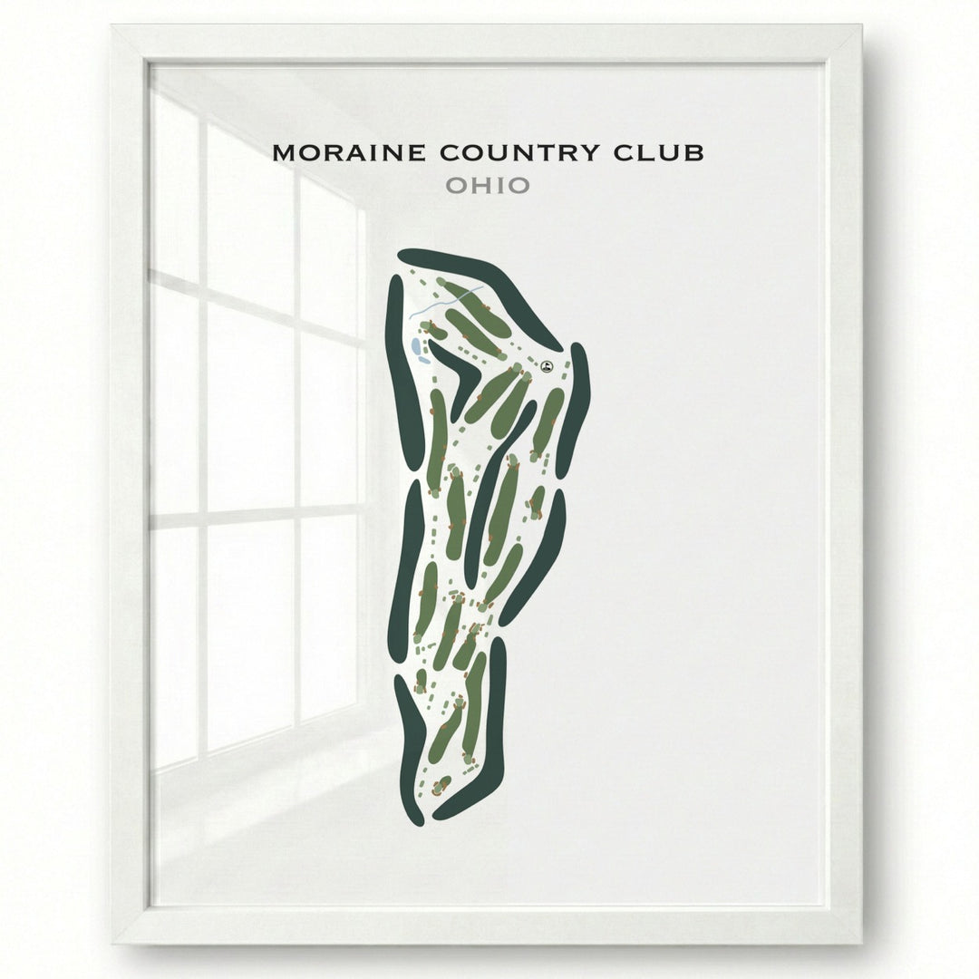 Moraine Country Club, Ohio - Printed Golf Courses