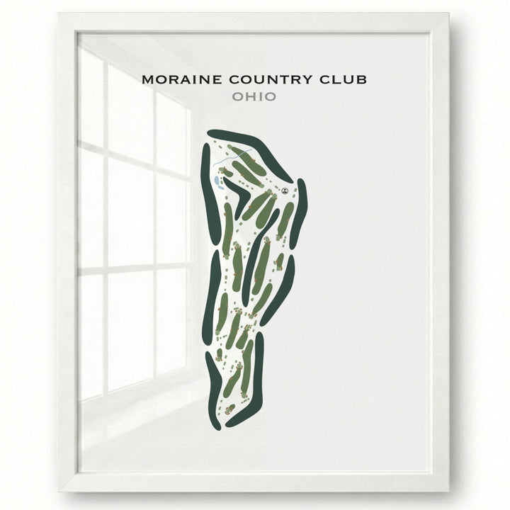 Moraine Country Club, Ohio - Printed Golf Courses