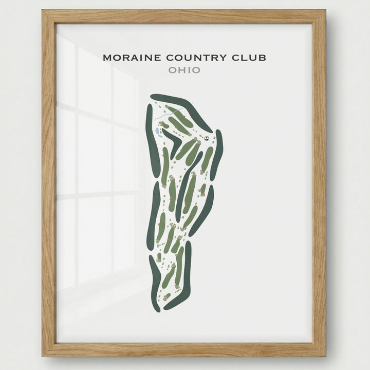 Moraine Country Club, Ohio - Printed Golf Courses