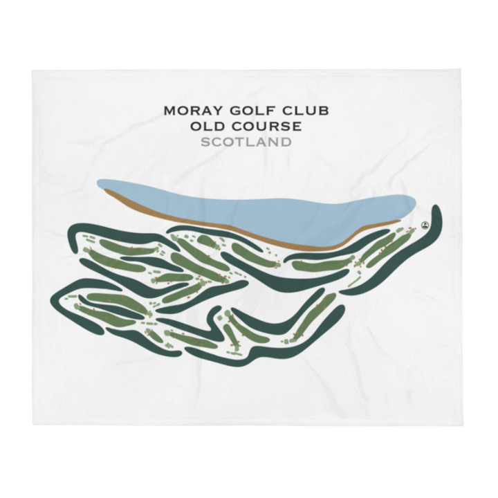 Moray Golf Club Old Course, Scotland - Printed Golf Courses