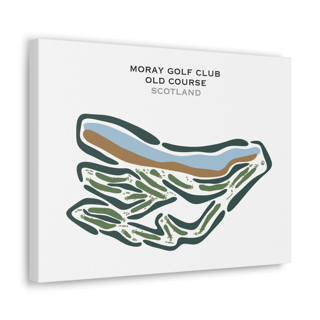 Moray Golf Club Old Course, Scotland - Printed Golf Courses