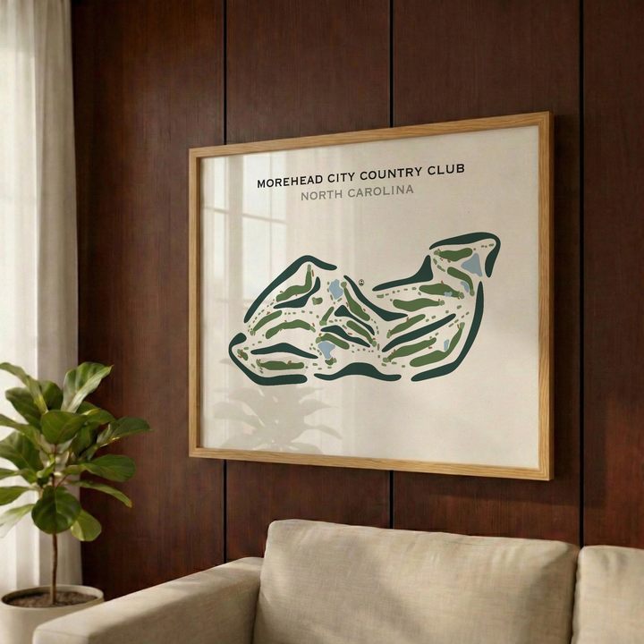 Morehead City Country Club, North Carolina - Printed Golf Course