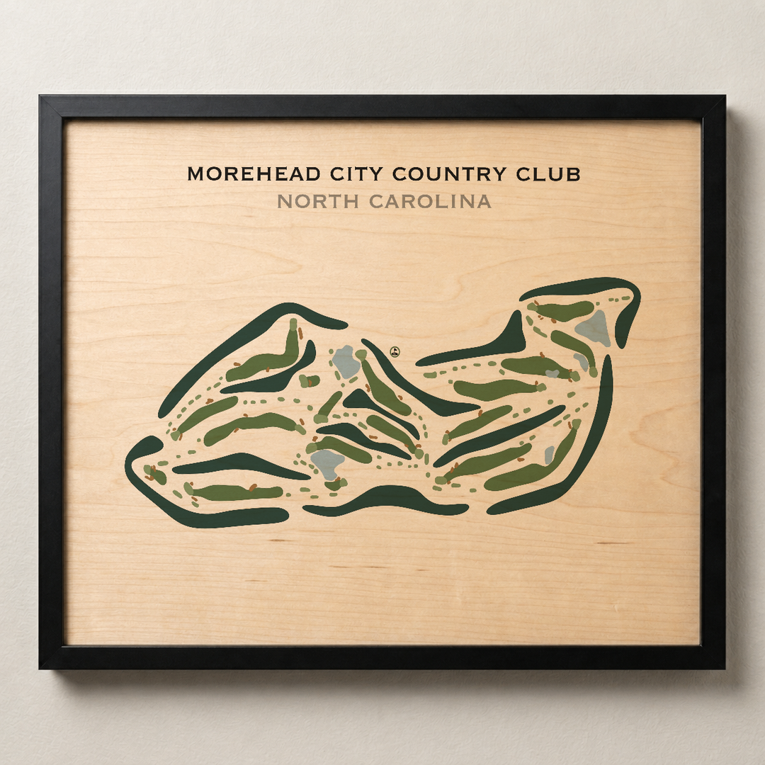 Morehead City Country Club, North Carolina - Printed Golf Course