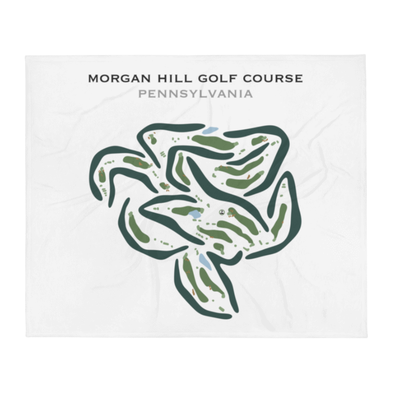 Morgan Hill Golf Course, Pennsylvania - Printed Golf Courses