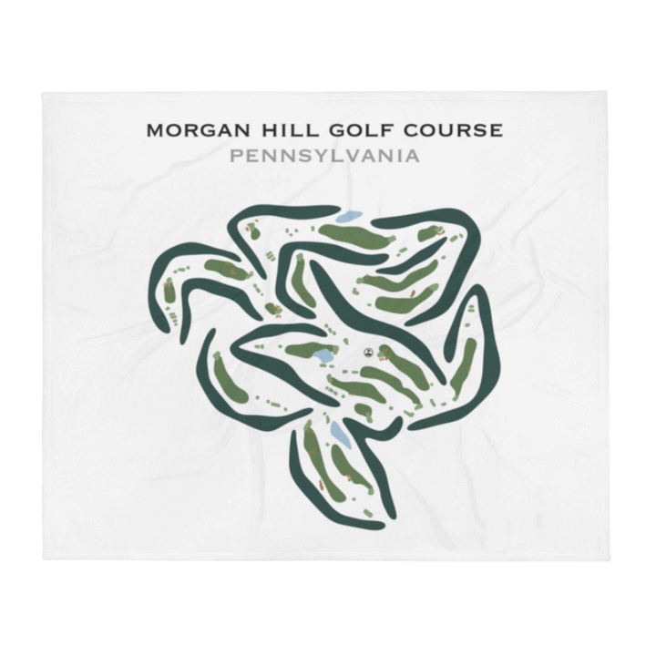 Morgan Hill Golf Course, Pennsylvania - Printed Golf Courses