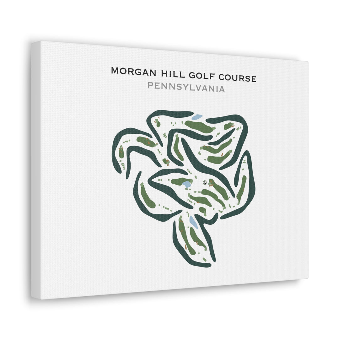 Morgan Hill Golf Course, Pennsylvania - Printed Golf Courses