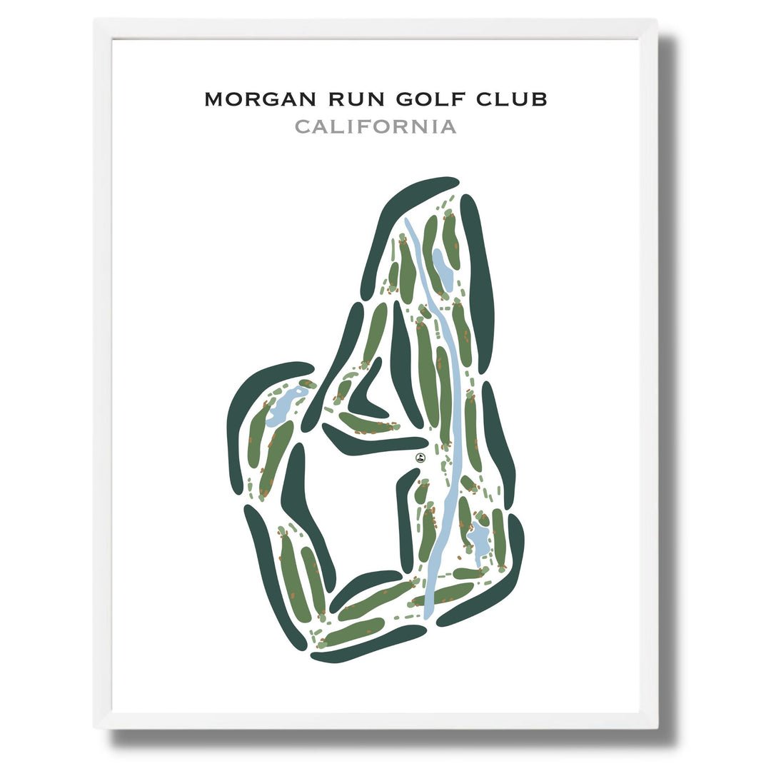 Morgan Run Club, California - Printed Golf Courses