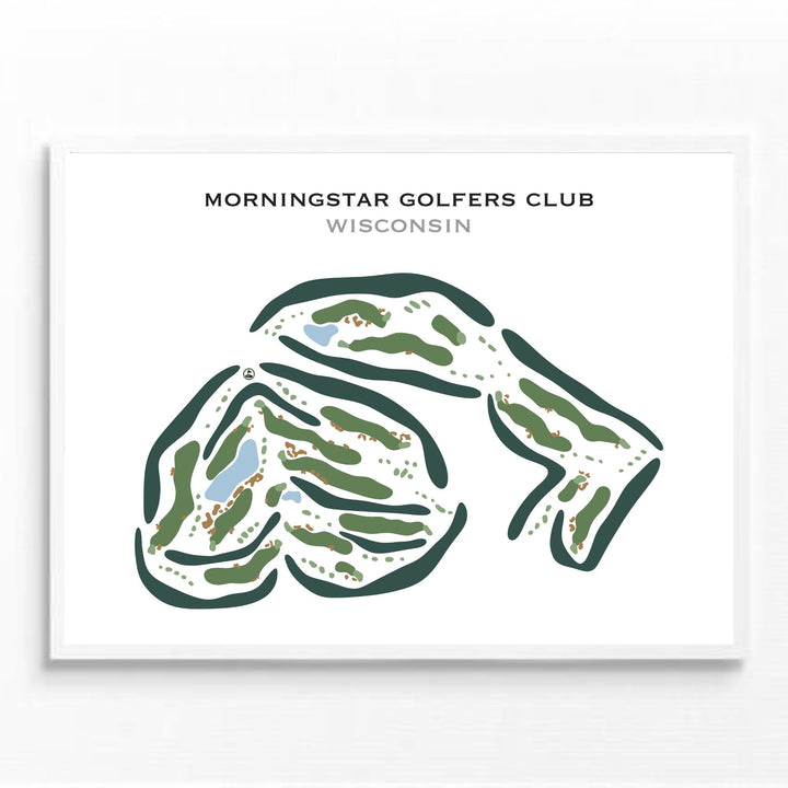 Morningstar Golfers Club, Wisconsin - Printed Golf Courses