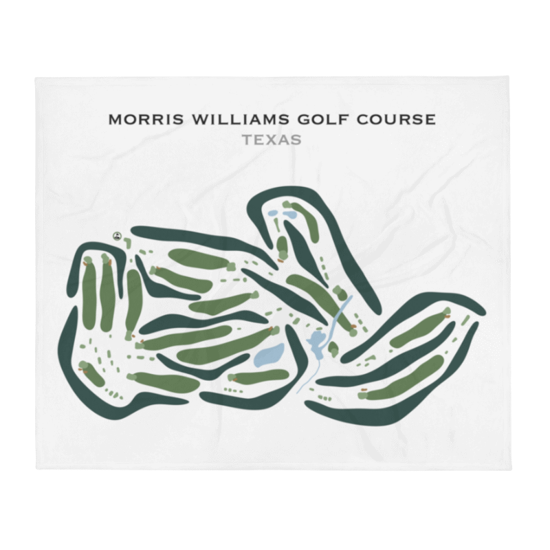 Morris Williams Golf Course, Texas - Printed Golf Courses