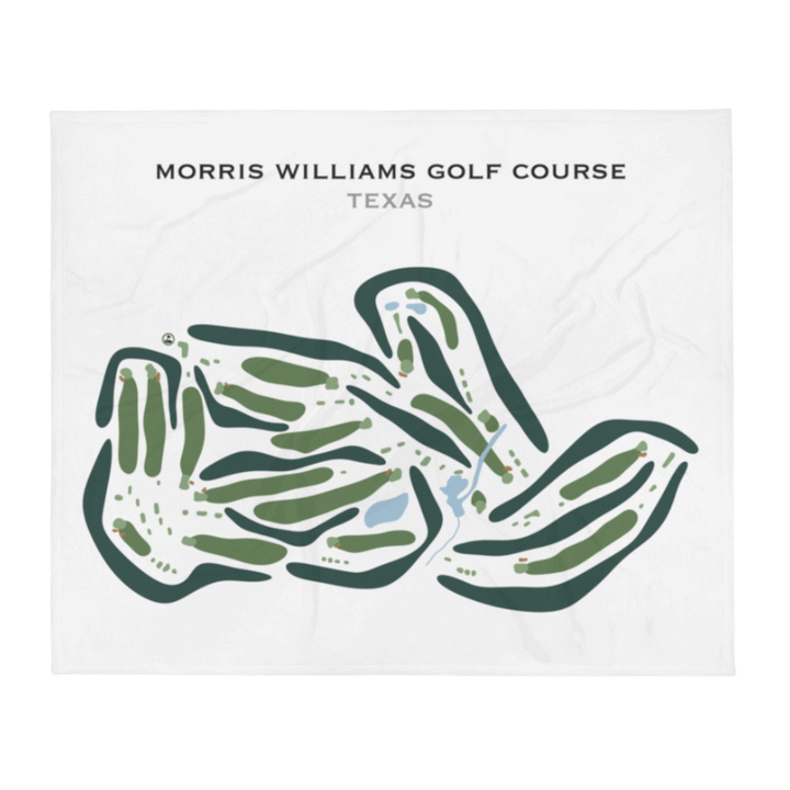 Morris Williams Golf Course, Texas - Printed Golf Courses