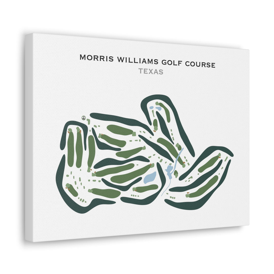 Morris Williams Golf Course, Texas - Printed Golf Courses