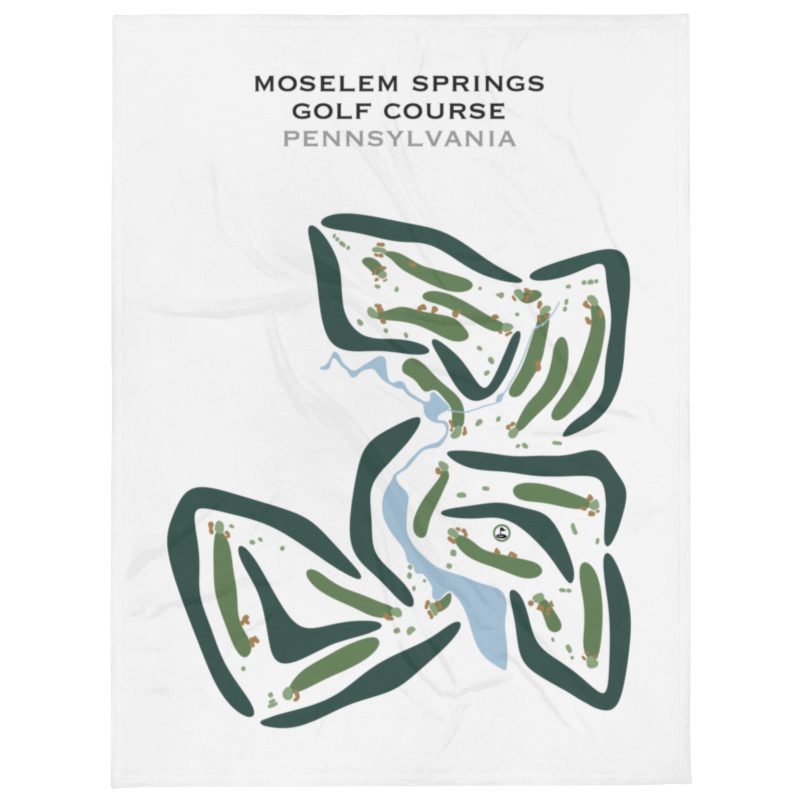 Moselem Springs Golf Course, Pennsylvania - Printed Golf Courses