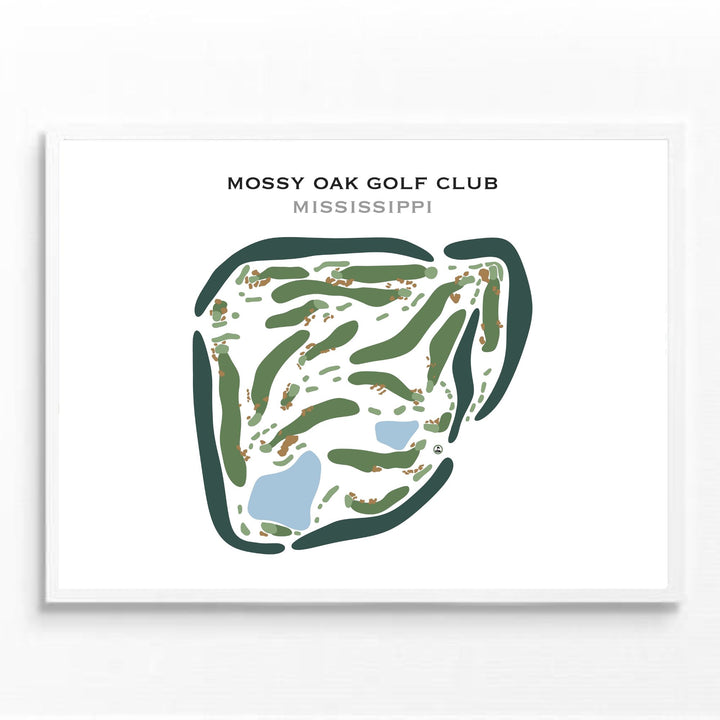 Mossy Oak Golf Club, Mississippi - Printed Golf Courses