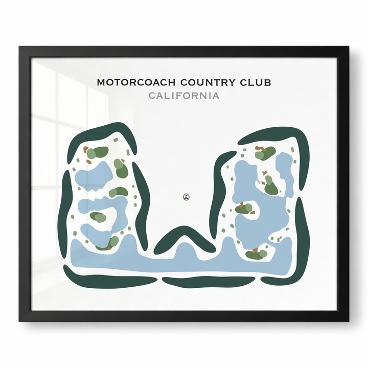 Motorcoach Country Club, California - Printed Golf Courses