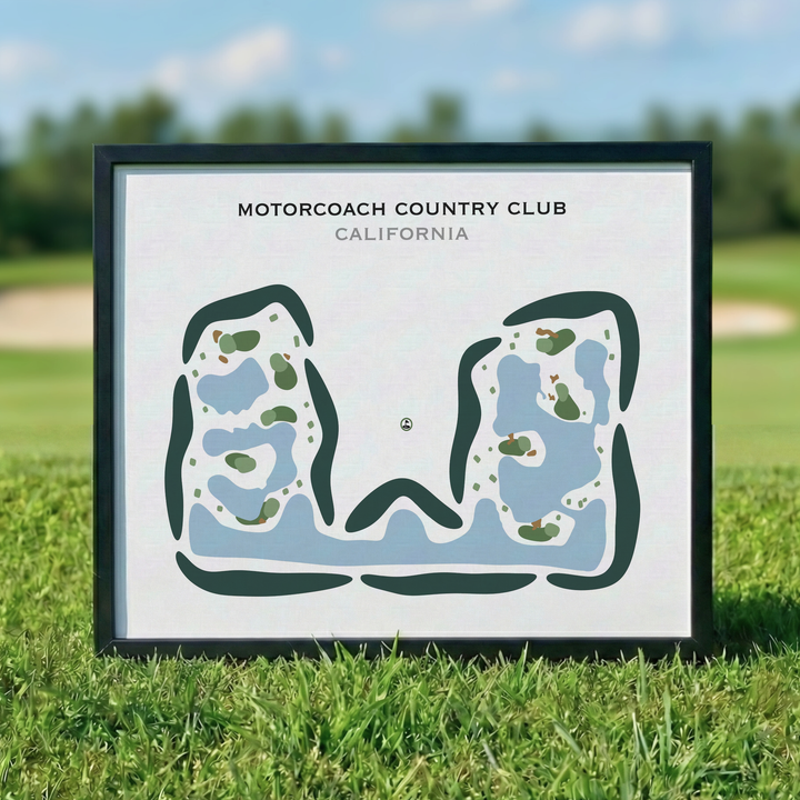 Motorcoach Country Club, California - Printed Golf Courses