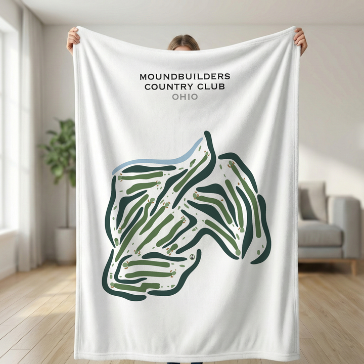 Moundbuilders Country Club, Ohio - Printed Golf Courses