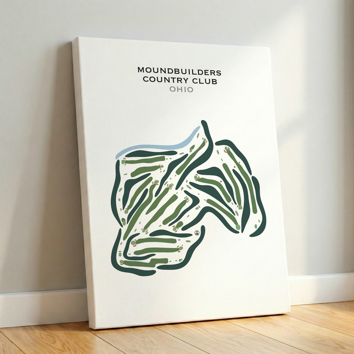 Moundbuilders Country Club, Ohio - Printed Golf Courses