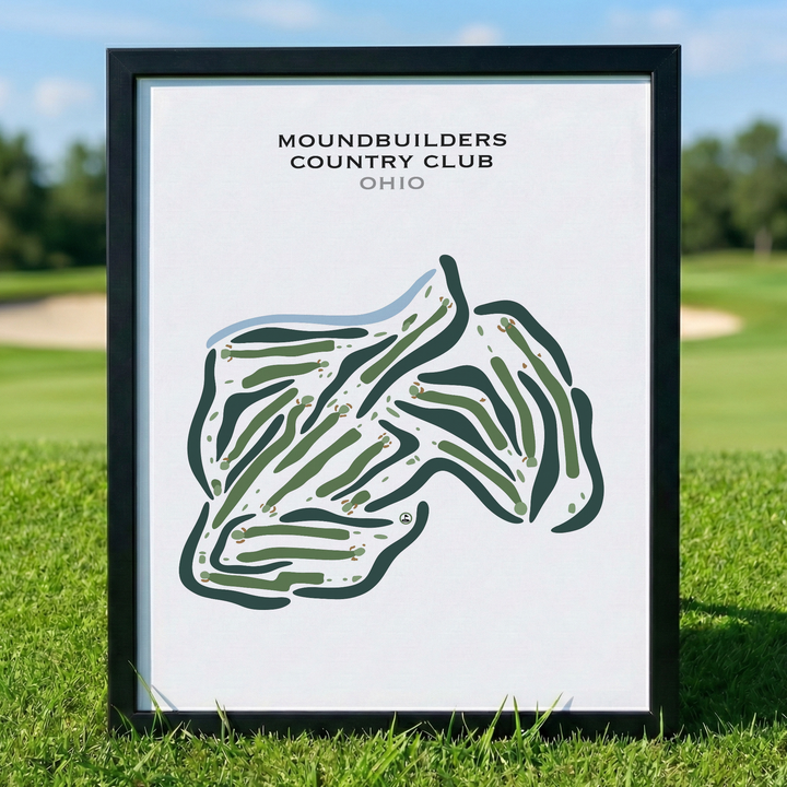 Moundbuilders Country Club, Ohio - Printed Golf Courses
