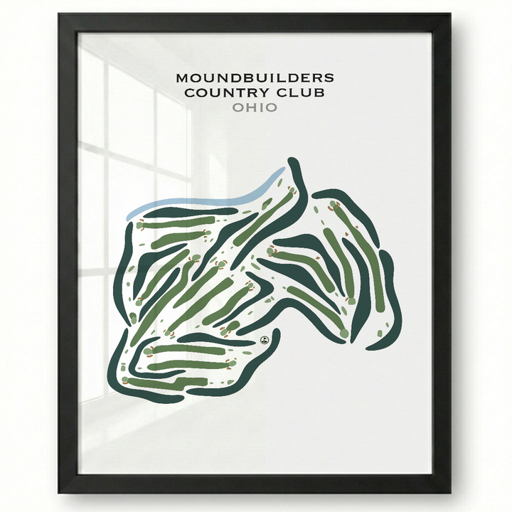 Moundbuilders Country Club, Ohio - Printed Golf Courses