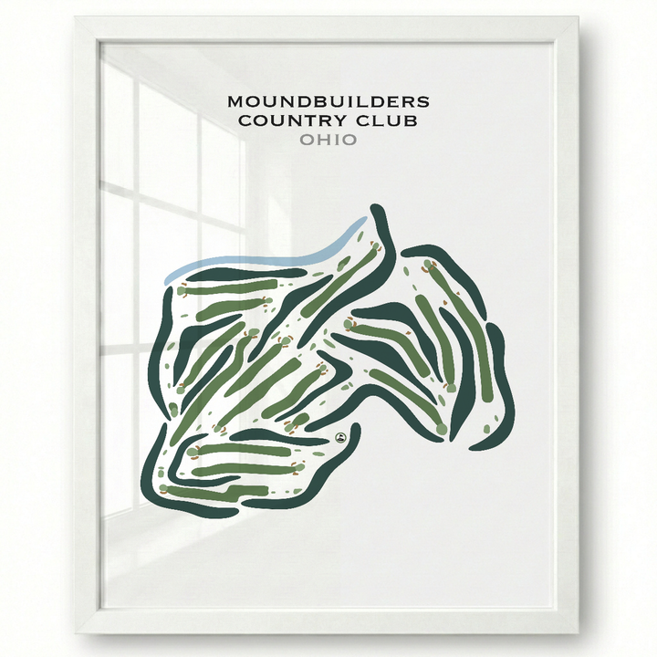 Moundbuilders Country Club, Ohio - Printed Golf Courses
